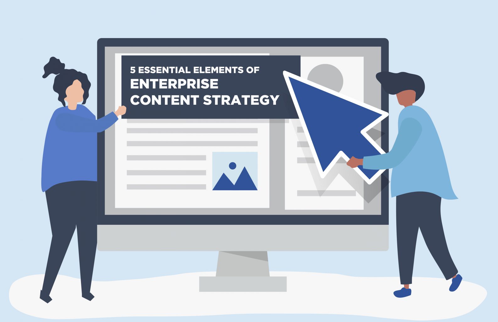 A good enterprise content strategy enhances SEO for key acquisition terms and helps marketers build links.