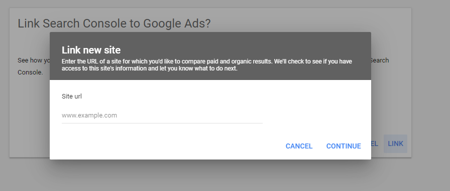 Step 3 in the process to access the Google organic + paid report.