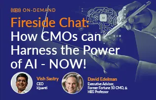 iQuanti Insights | Fireside Chat on How CMOs Can Harness the Power of AI Now