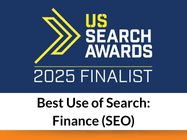 US Search Award - Best Use Of Search - Finance (SEO)